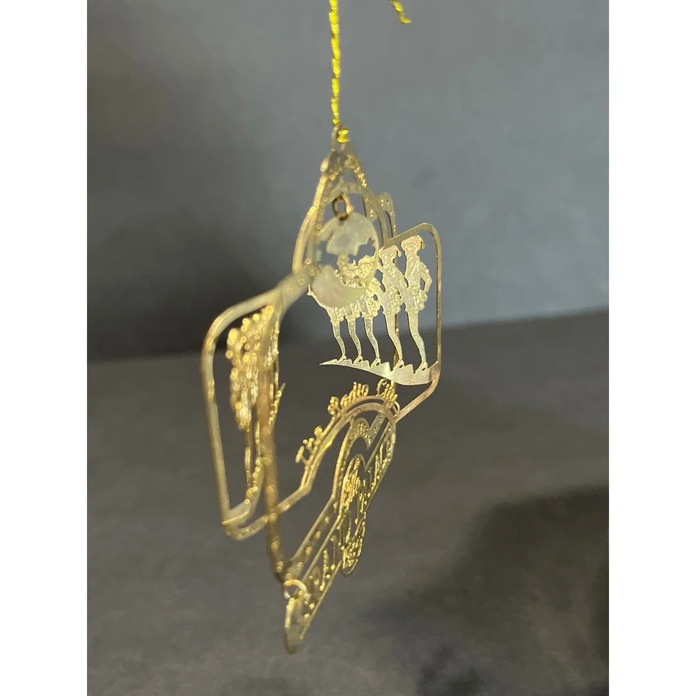 Radio City Rockettes The Grand Palace Branson Missouri Brass Ornament 3D Gold